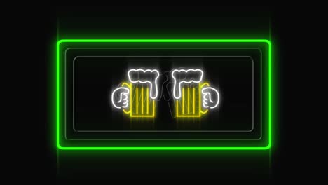 Señalización-De-Cerveza-Con-Luz-Led