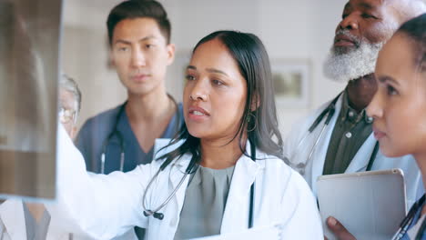 doctors, nurses or hospital meeting  x ray