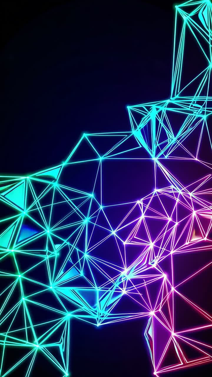 Abstrakti neonverkkoyhteys