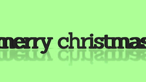 Rollender-Text-Der-Frohen-Weihnachten-Auf-Grünem-Farbverlauf