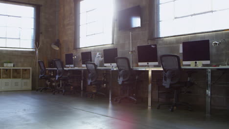 empty interior of modern design office shot on r3d