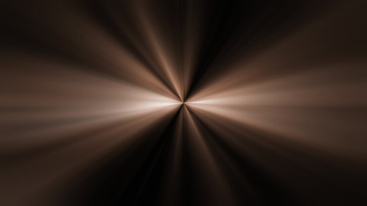 Animation of gold shine light radial background. Abstract motion background with shining gold gradient lights beams. Live wallpaper background.