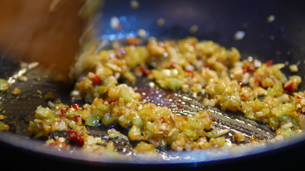 Stir-frying Vegetables