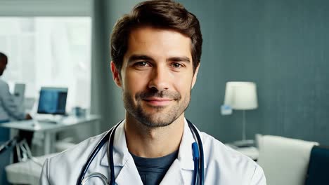 portrait of a male doctor