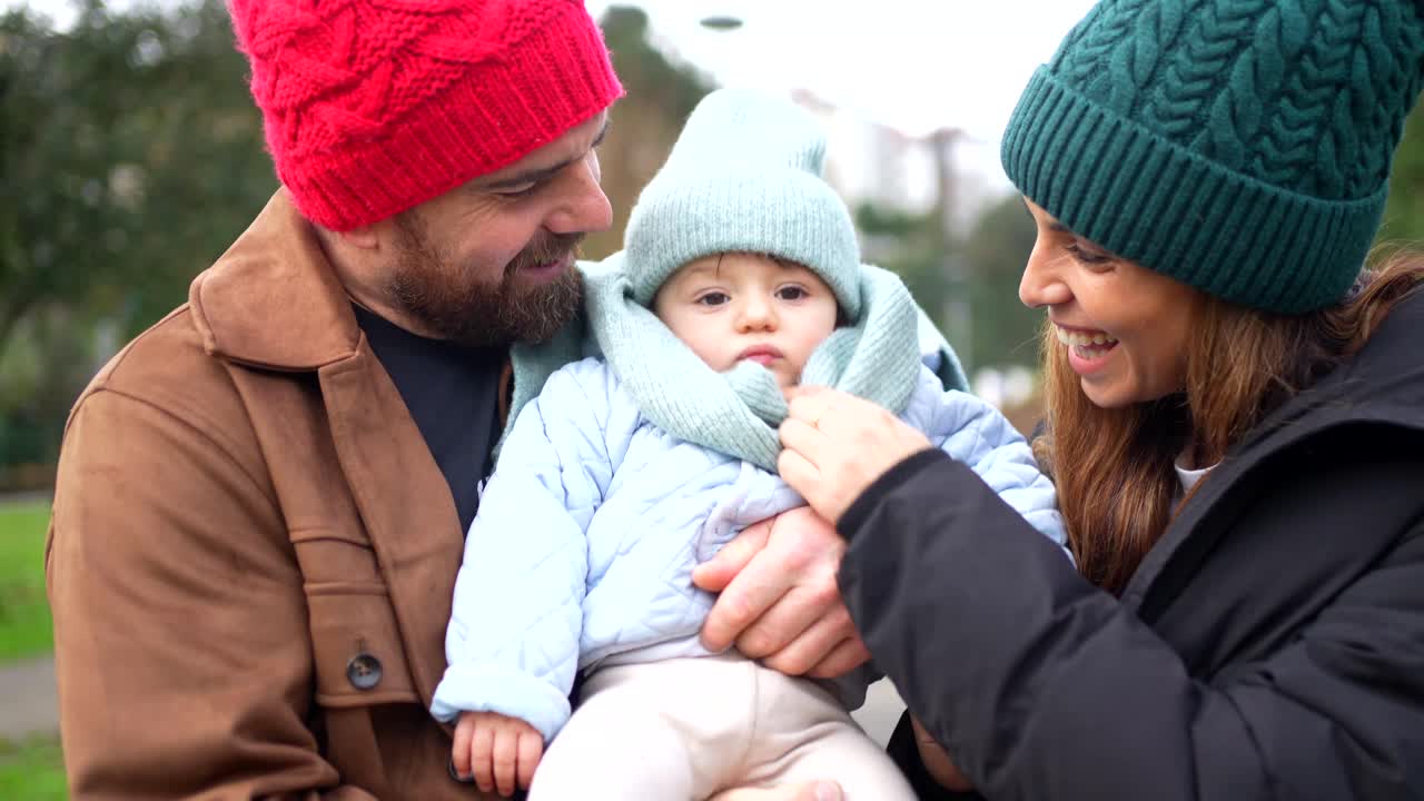 A Family Moment in the Park