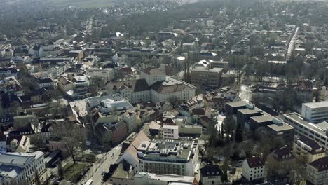 imágenes aéreas de drones de weimar en un soleado día de primavera