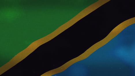 La-Bandera-Ondeante-Nacional-De-Tanzania