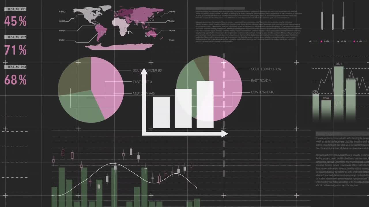 animación del diagrama sobre el procesamiento de datos