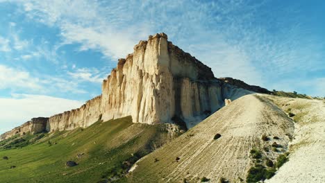 scenic white rock mountain landscape