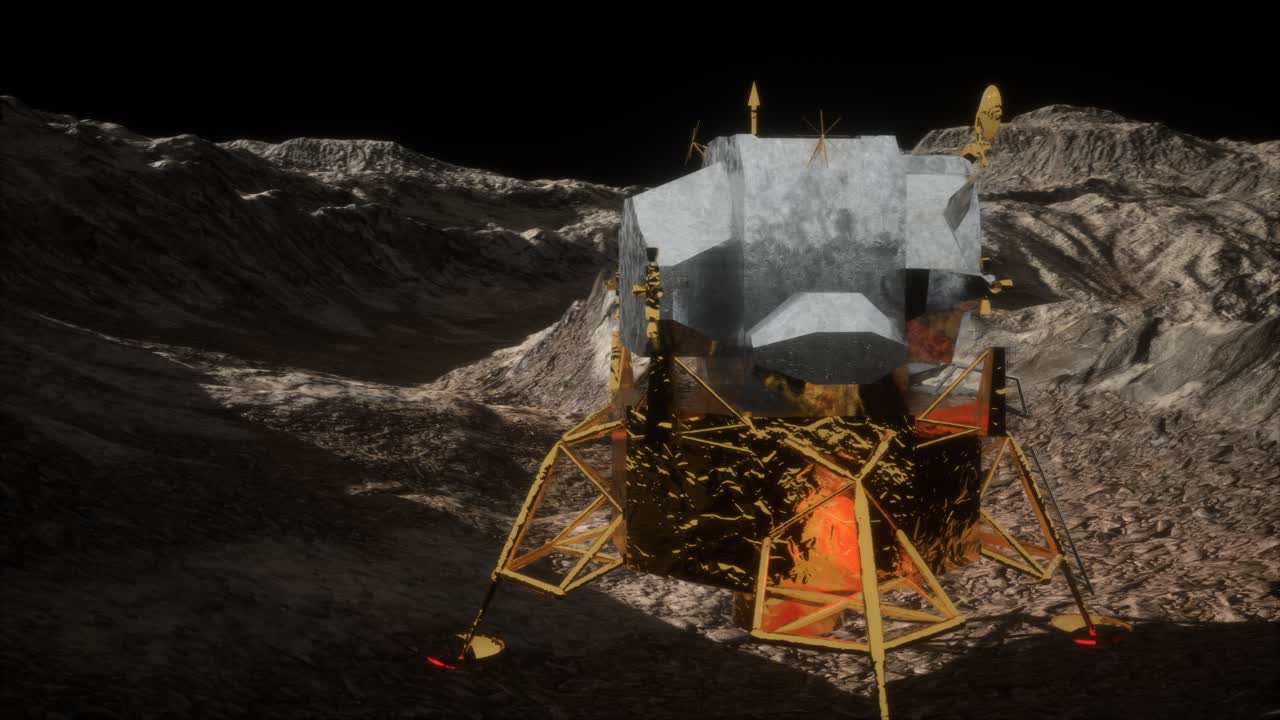 lunar landing mission on the Moon