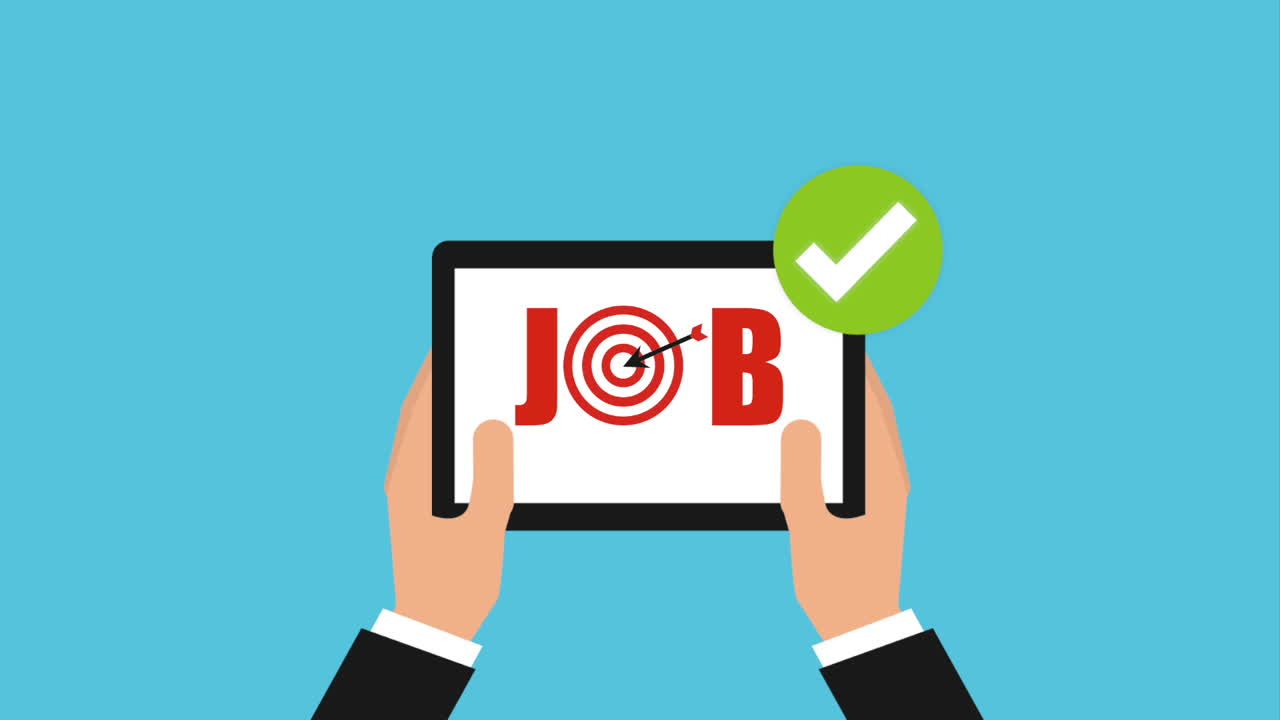 Candidatura ou Pesquisa de Emprego no Tablet