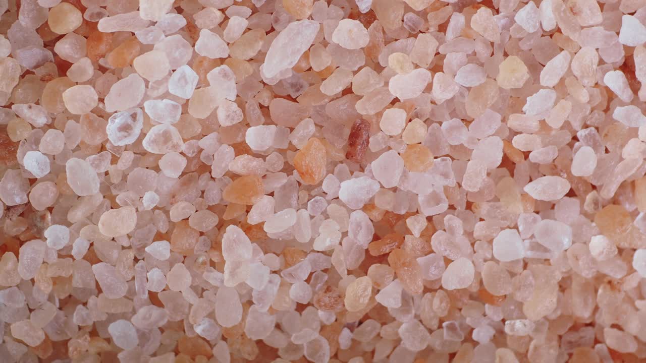 cristales de sal rosados del himalaya