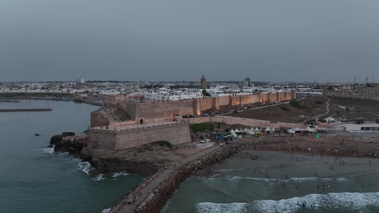 Rabat's old city and the Kasbah of the Udayas are iconic landmarks in Morocco, blending history, culture, and stunning views of the Atlantic Ocean and the Bouregreg River.