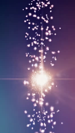abstract sparkles and light