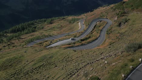 Beautiful-scenic-route-in-Austria,-captured-by-drone-in-4k,-24fps