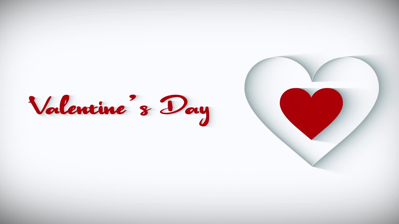 feliz día de san valentín animación stock video pavo - medio oriente, día de valentín - vacaciones, forma de corazón, tarjeta de valentí, animación - imagen en movimiento