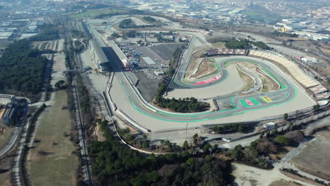Aerial View of the Catalunya Circuit