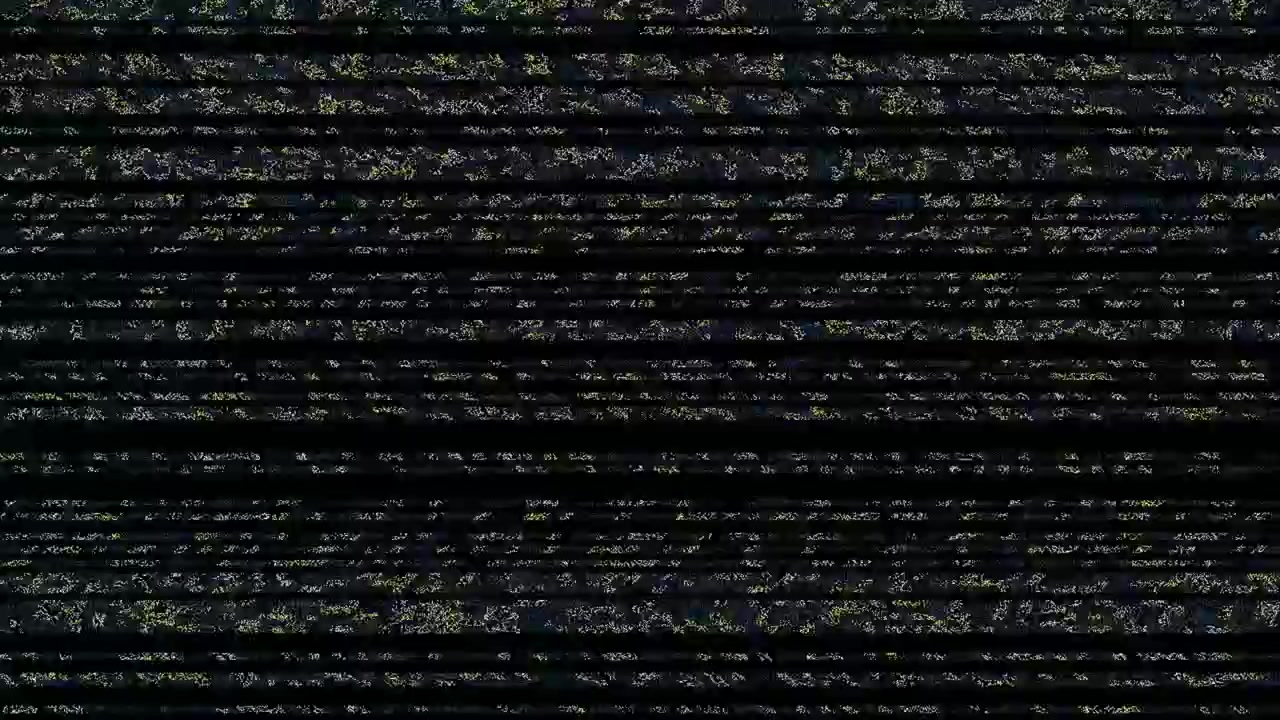 Analog Television Static Noise and Signal Interference