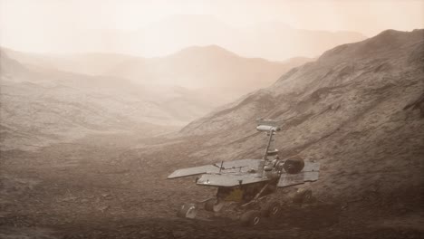 oportunidad de marte explorando la superficie del planeta rojo
