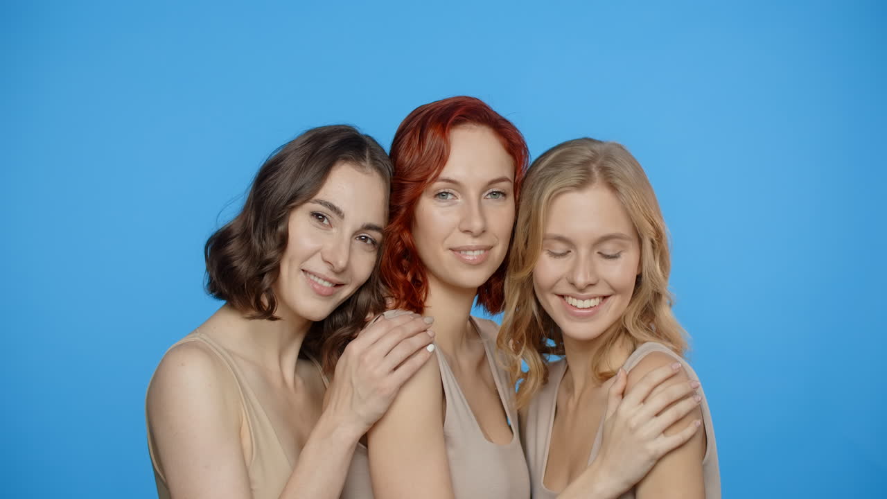 Three Happy Women Portrait