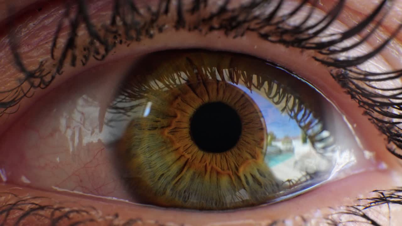 Extreme Close Up Of Human Eye