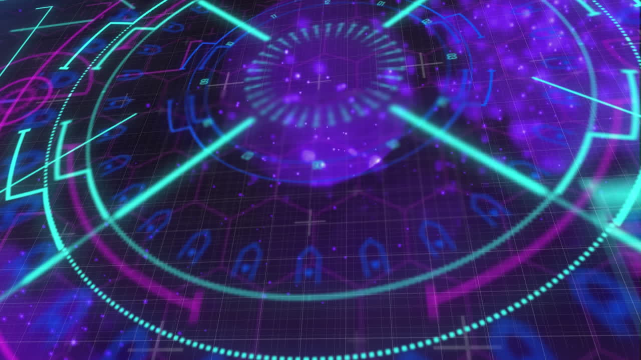 검은색 배경에 스 스캔으로 스의 애니메이션