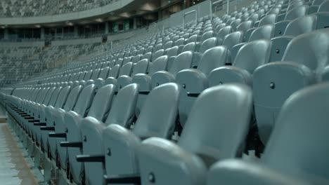 massive arena empty seat rows in static view