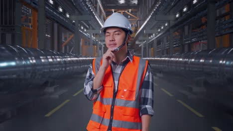 trabajador industrial en un entorno de fabricación