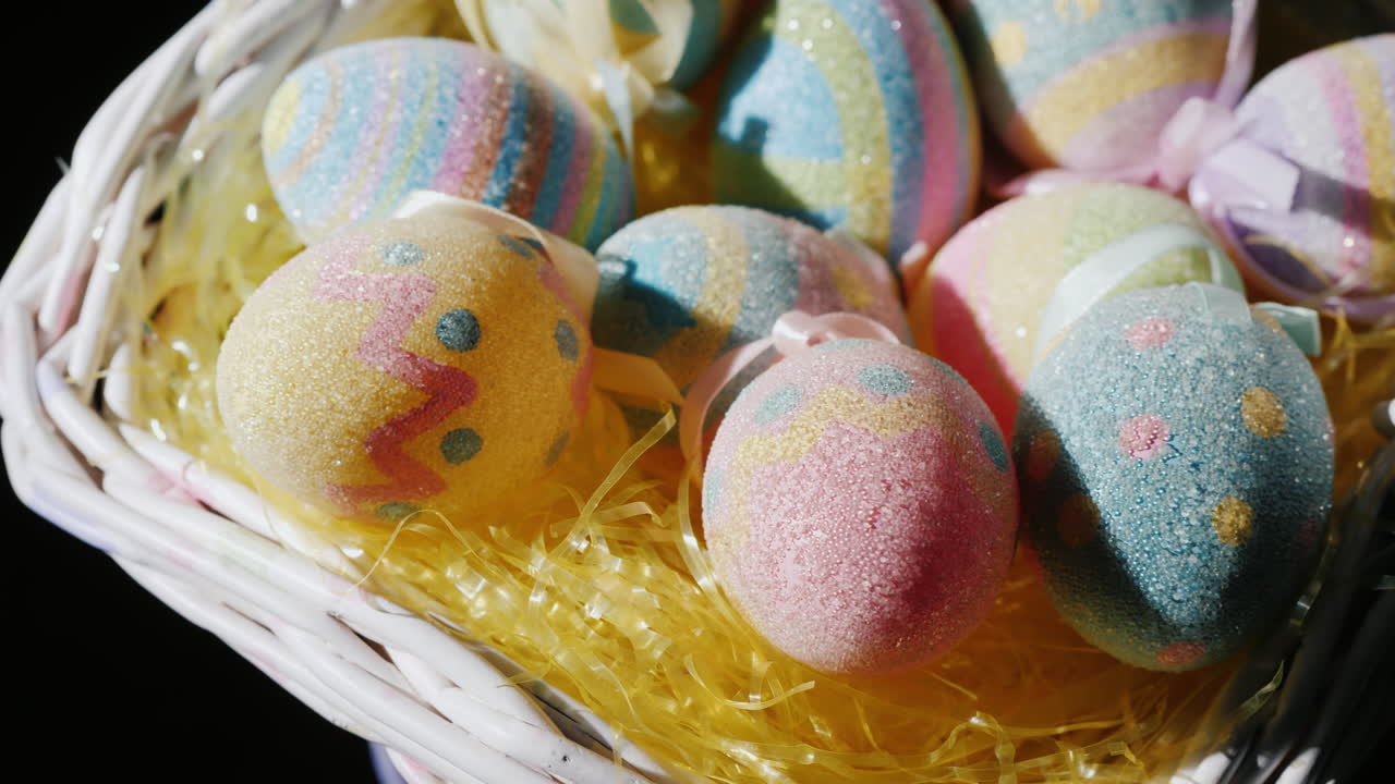 장식용 부활절 달걀 바구니 01