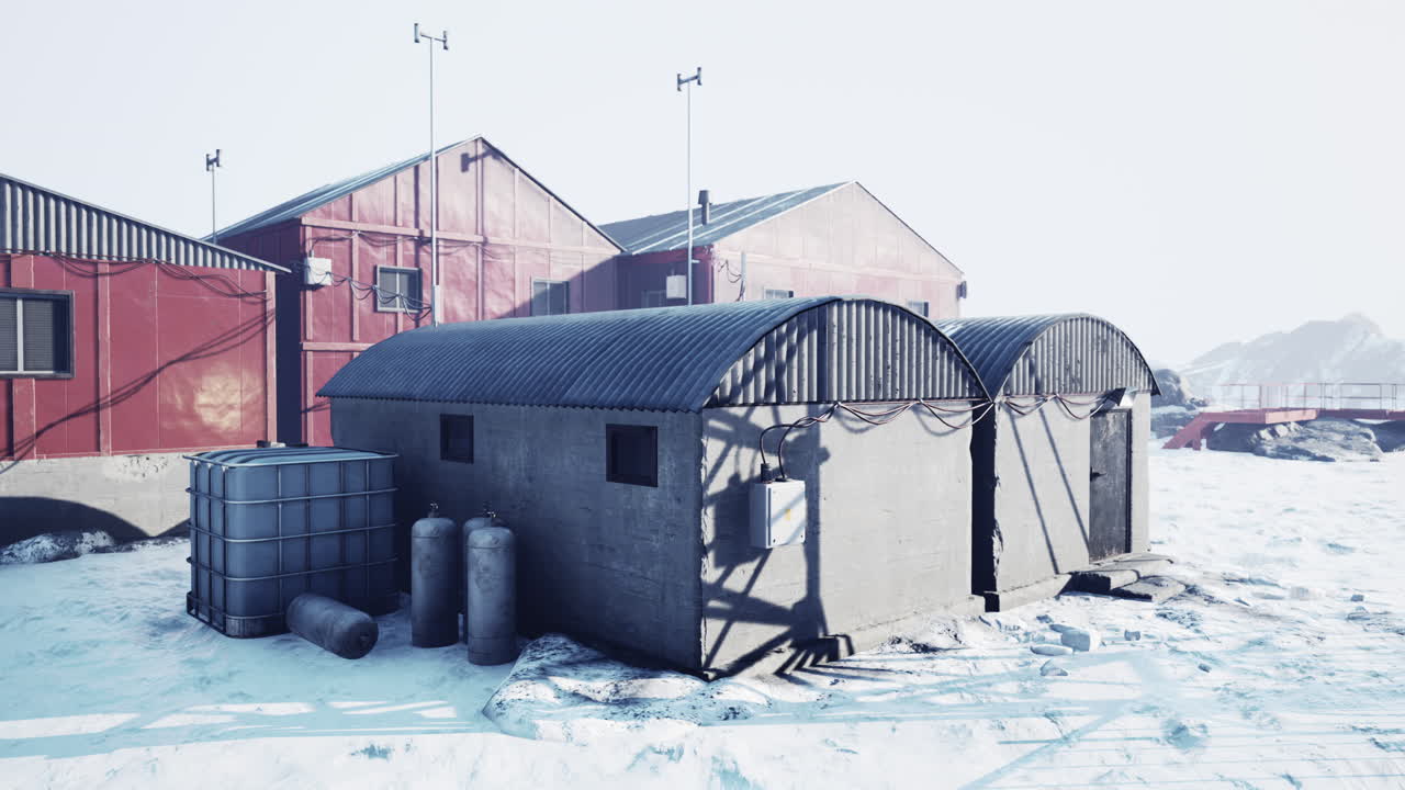 여름  ⁇ 빛 아래의 남극 역