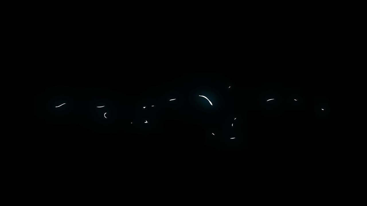 3단계 느린 촬영 전기 만화 애니메이션