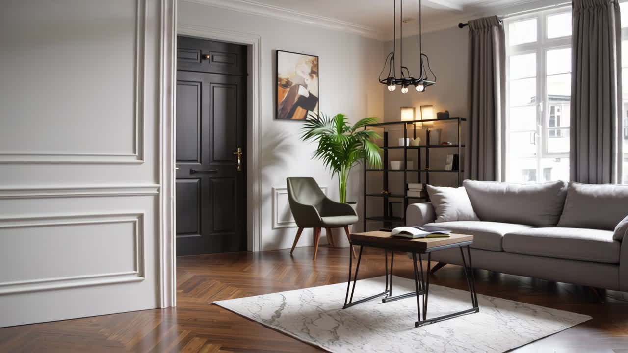 Modern Interior Design with Stone and Marble