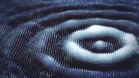 abstract visualization of sound-induced liquid vibrations music visualizer