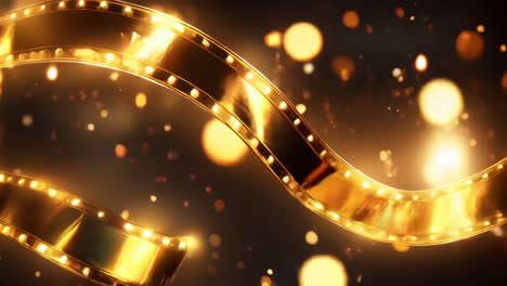 golden movie reel