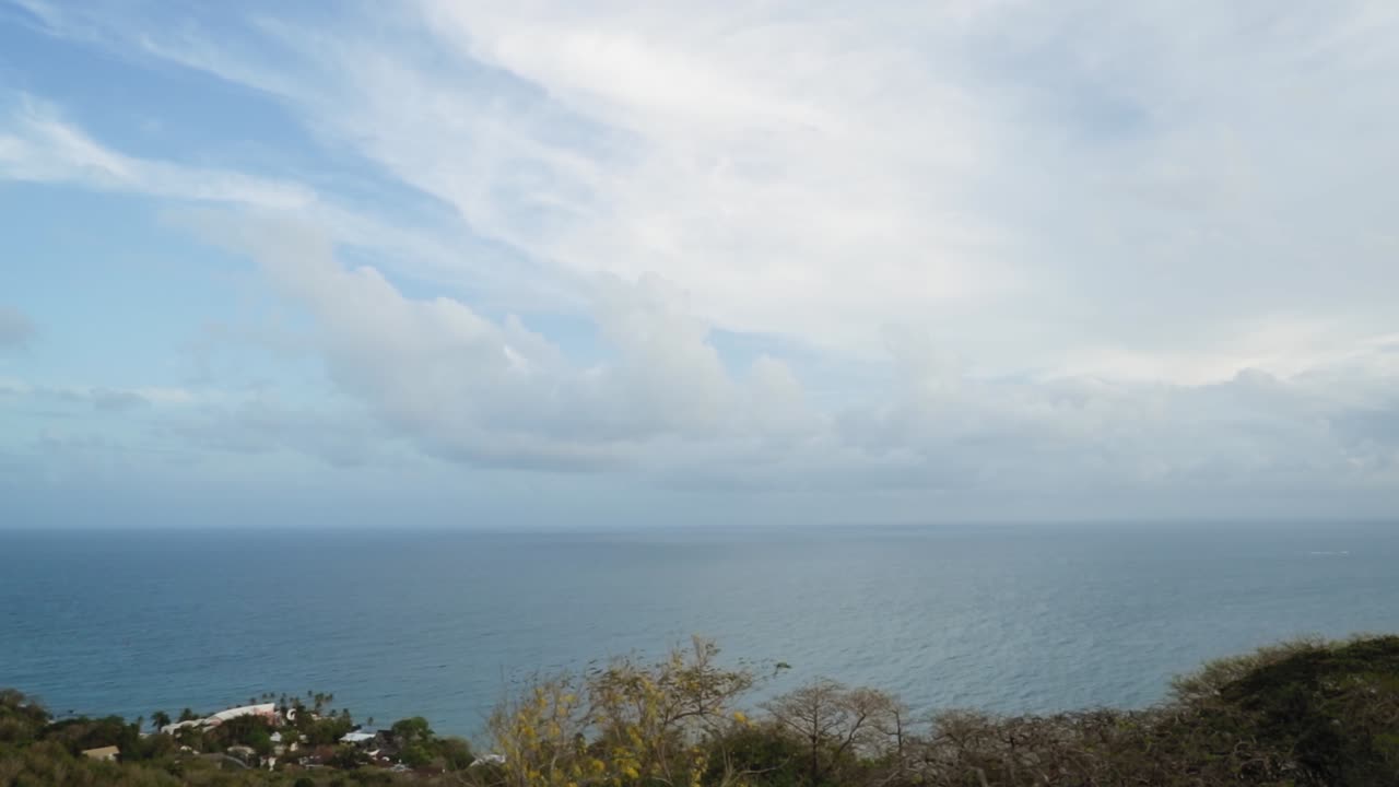 War time canon ready for batte at the wall of Fort King George, Tobago, West Indies.