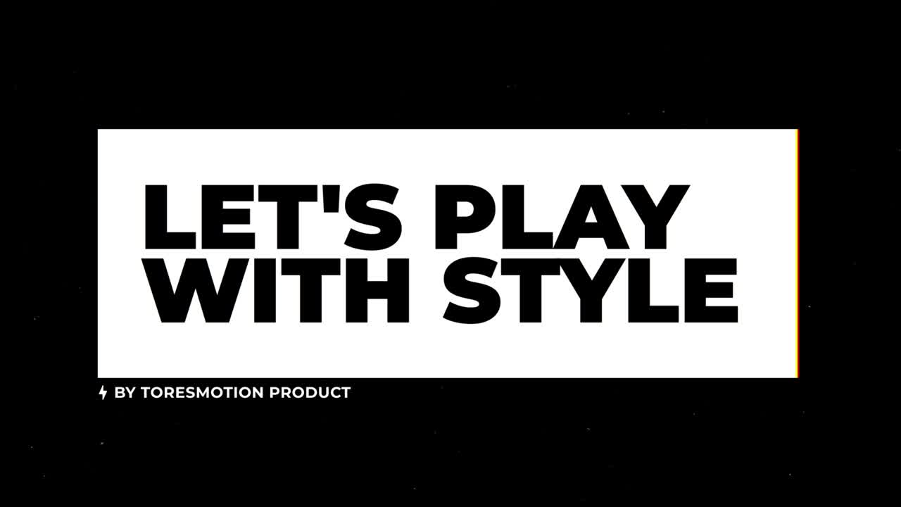 Bold Text Animation 03 Adobe After Effects 2023 Resolution 3840×2160 RGB version included