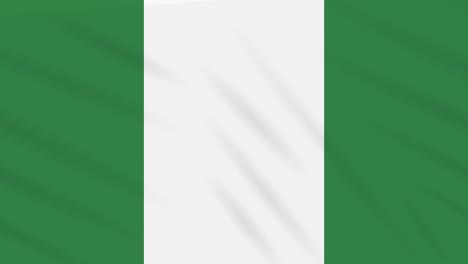 nigeria flag waving cloth, background loop