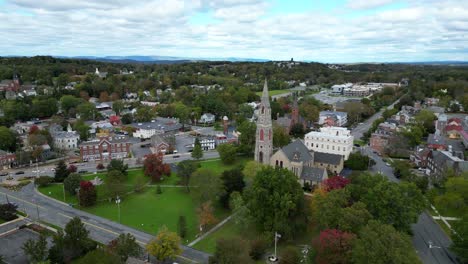 Malerische-Stadt-Erste-Presbyterianische-Kirche-Goshen