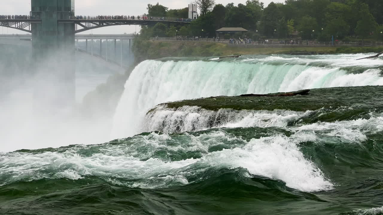 cataratas del niágara lado americano de nueva york - de cerca