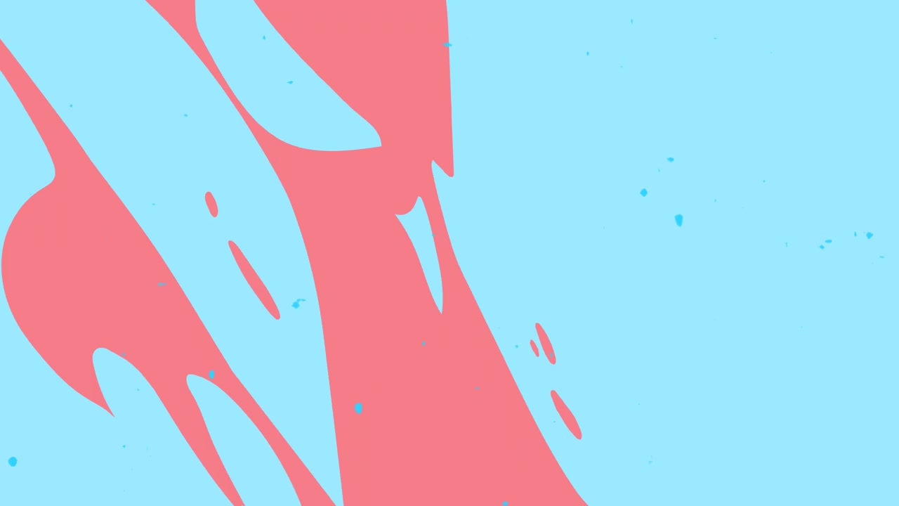 Colorful Abstract Fluid Shapes Transitioning Motion Graphics
