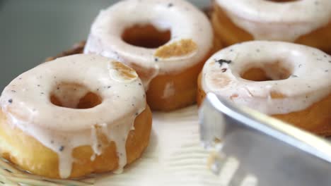 freshly glazed donuts