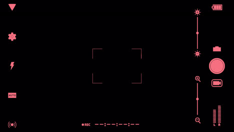 Phone camera REC animated overlay.  1080p - 30 fps - Alpha Channel (8)