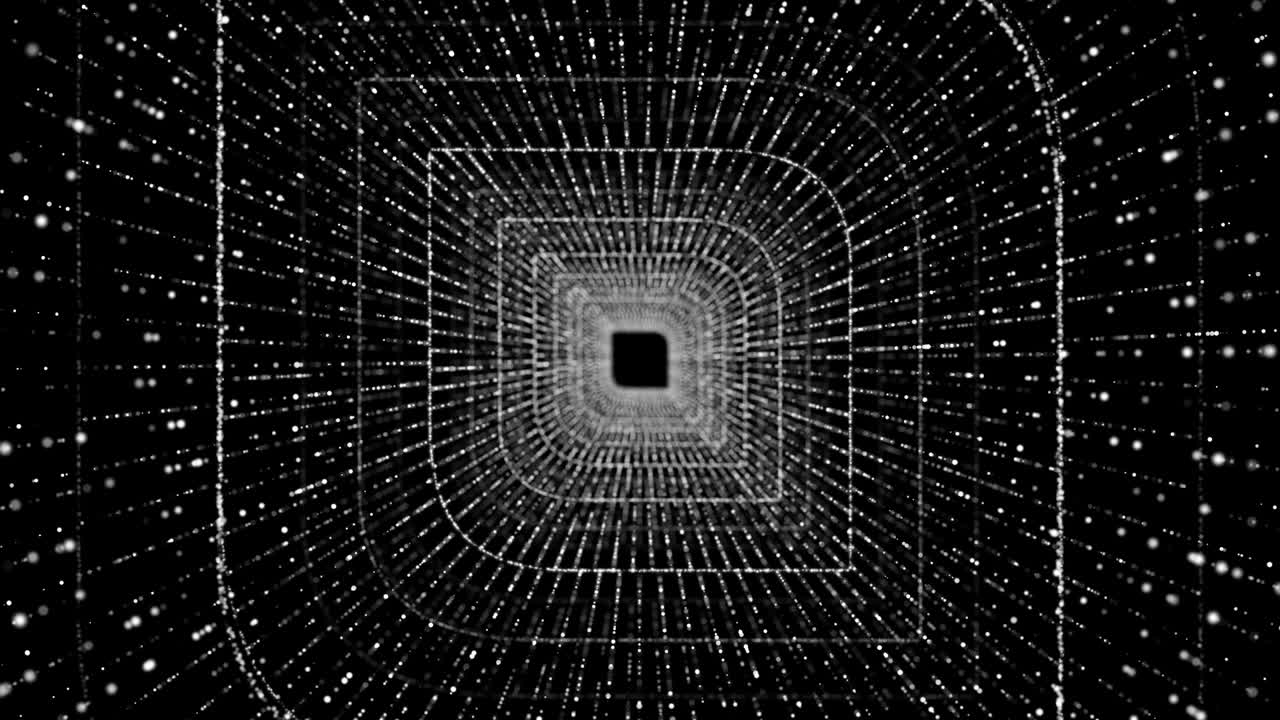 volando en el túnel tecnológico digital