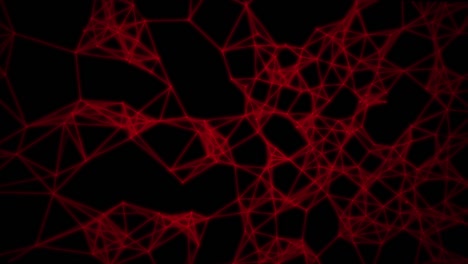 animación de red web con fondo 4k