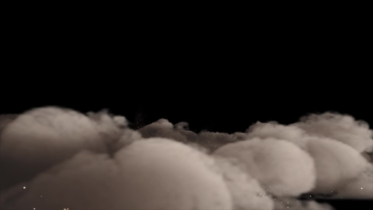 Effetto astratto di fumo e polvere