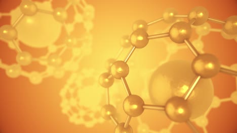 estructura molecular de fondo del bucle sin costuras