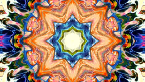 movimiento de fondo de kaleidoscopio abstractamente colorido