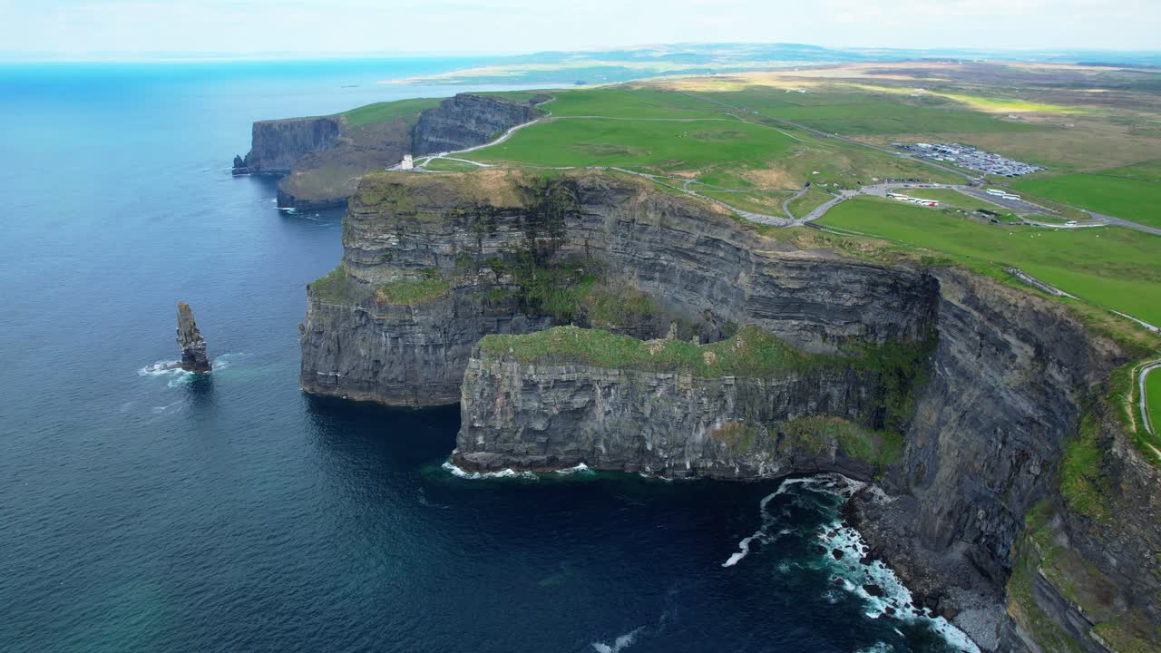 overview of The Cliffs of Moher Irelands top tourist attraction epic locations Ireland
