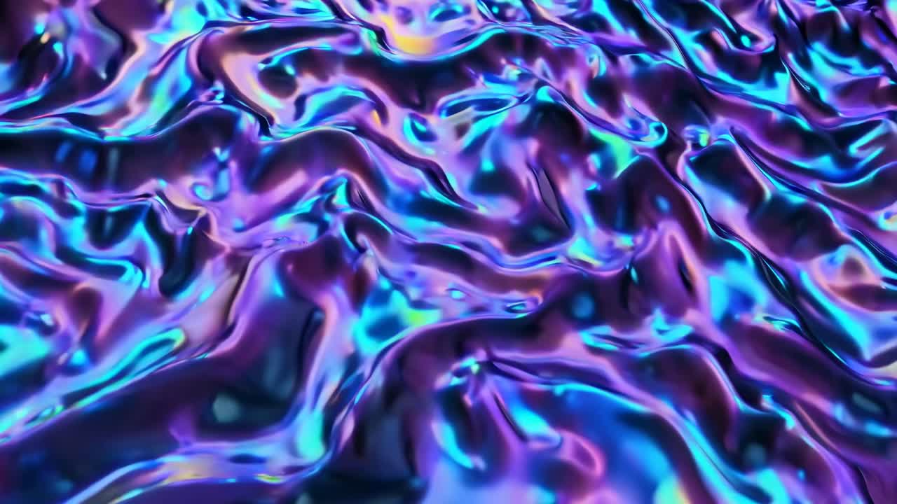 추상적인 iridescent 액체 질감