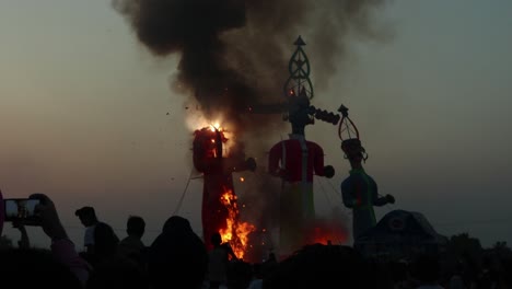 Celebración-Del-Festival-Indio-Dussehra-En-4k